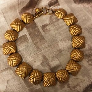 Vintage Anne Klein Gold Plated Choker